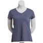 Plus Size Architect&#174; Short Sleeve Slub V-Neck Tee - image 3