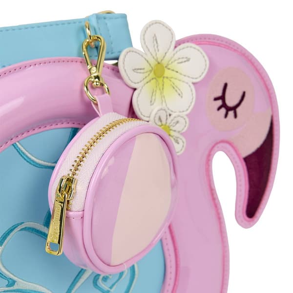 Womens Loungefly Flamingo Crossbody