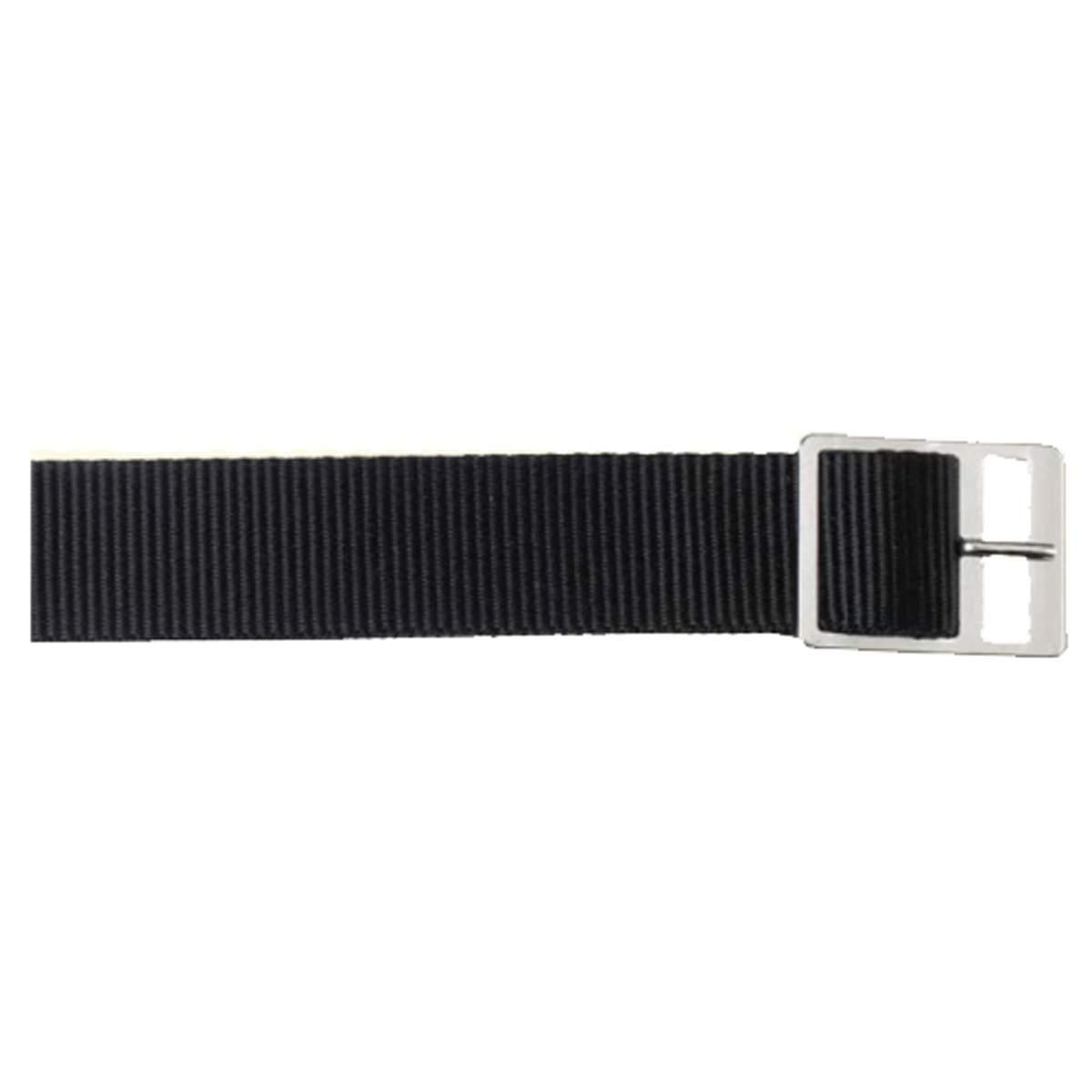 Unisex Watchbands 2 Go 18mm Black Nylon Watch Band