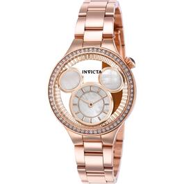 Womens Invicta Disney Limited Edition Rose Gold Watch - 36267