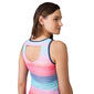 Womens Free Country Sunset Ombre Side Cinch Tankini Swim Top - image 2