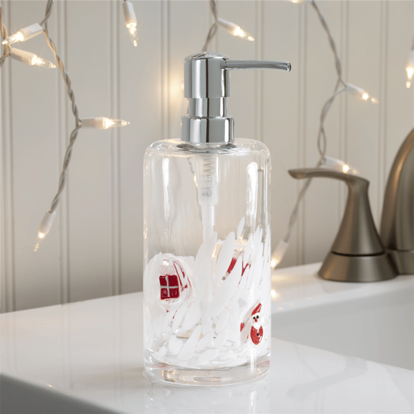 Avanti Santa & Presents Glass Soap & Lotion Dispenser