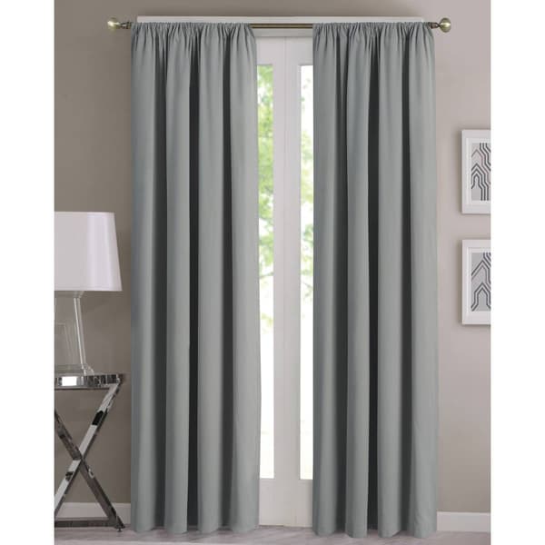 Solid Twill Curtain Panel - image 