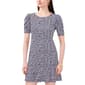 Womens MSK Short Puff Sleeve Floral A-Line Dress - image 3