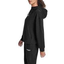 Womens DKNY Sport Long Sleeve Bungee-Cord Pullover Hoodie