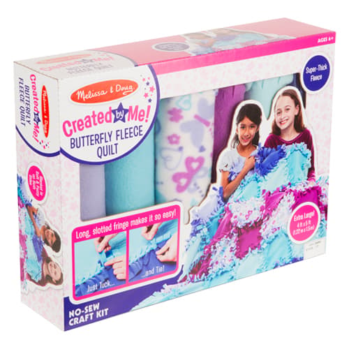 Melissa & Doug(R) Created by Me - Butterfly Fleece Quilt