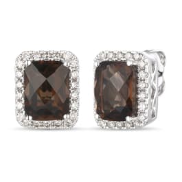 Le Vian&#40;R&#41; Chocolate Quartz & Nude Diamonds&#40;tm&#41; Stud Earrings