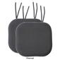 Sweet Home Collection Honeycomb Memory Foam Chair Pads w/ Ties - image 8