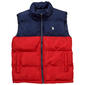Mens U.S. Polo Assn.® Color Block Puffer Vest - image 1