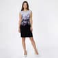 Womens Connected Apparel Color Block Floral Sheath Dress - image 1