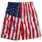Young Mens SURFZONE&#40;R&#41; Photo Real Flag Swim Trunks - image 1