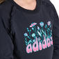Girls (4-6x) adidas® Ruffle Floral Logo Tee & Flare Pants Set - image 5