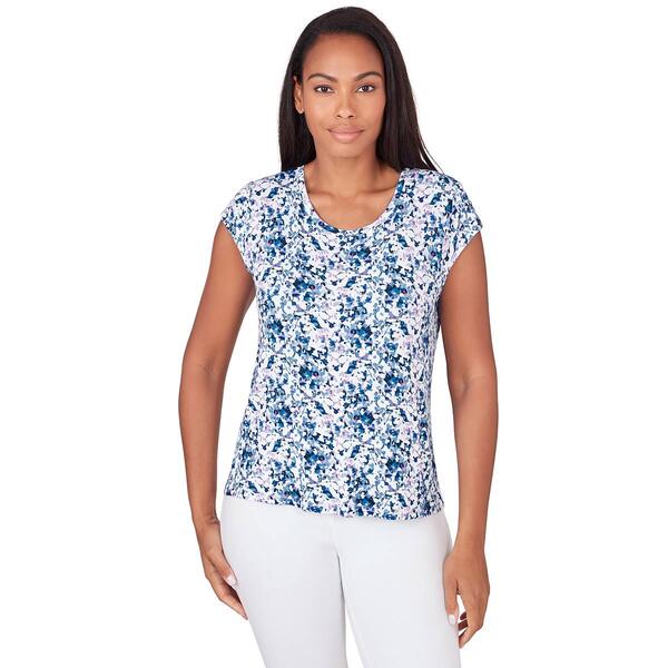 Womens Emaline Delphi Curling Floral Tee - image 