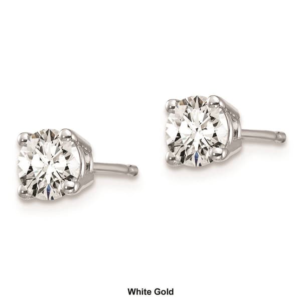 Pure Fire 14kt. Gold 2/3ctw. Certified Diamond Stud Earrings