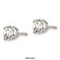 Pure Fire 14kt. Gold 2/3ctw. Certified Diamond Stud Earrings - image 4