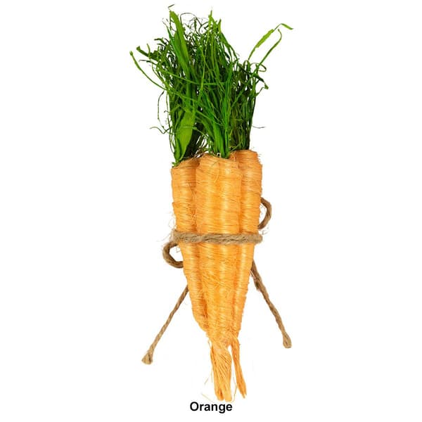 Northlight Seasonal Straw Carrot Bundle Easter Décor - Set of 3