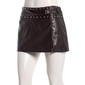 Juniors Jolie & Joy Pleather Grommet Buckle Mini Skort - image 1