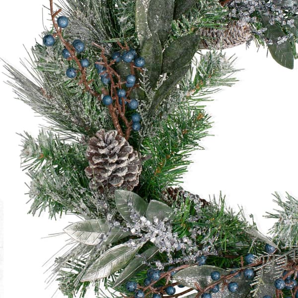 Northlight Seasonal Pine & Blueberry Artificial Christmas Wreath