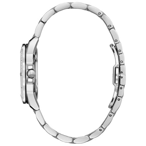 Womens Bulova Marine Star MOP Diamond Bracelet Watch - 96P201