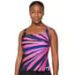 Womens Reebok Hi-Energy Tankini Swim Top - image 1