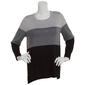 Womens Retrology Color Block Crew Neck Sweater - image 1
