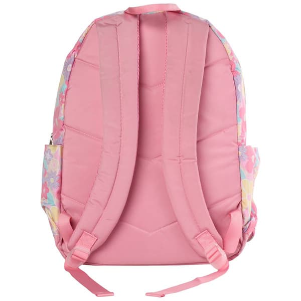 Girls Jessica Simpson 70''s Retro Floral Nylon Backpack