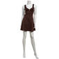 Juniors Derek Heart Suede Fit & Flare Dress with Hardware - image 2