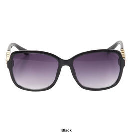 Womens Ashley Cooper™ Rectangle Metal Temple Sunglasses
