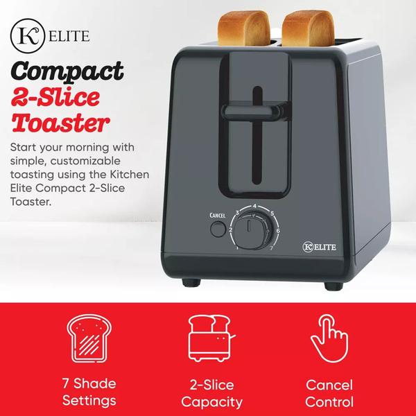Kitchen Elite 2-Slice Toaster