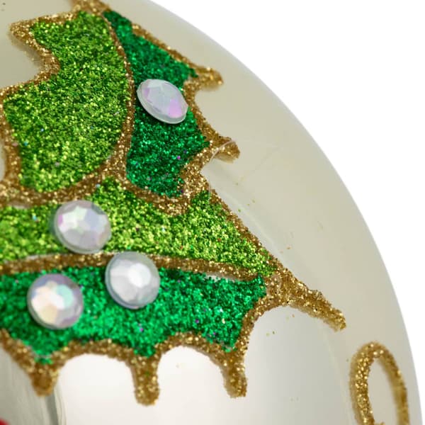 Northlight Seasonal 4in. Glittered Poinsettia Christmas Ornament