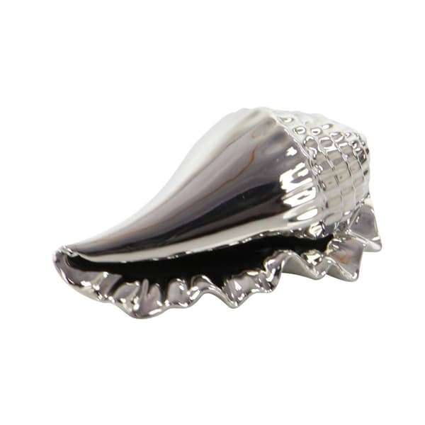 9th & Pike&#174; Metallic Coastal Seashell Sculpture - Set of 3