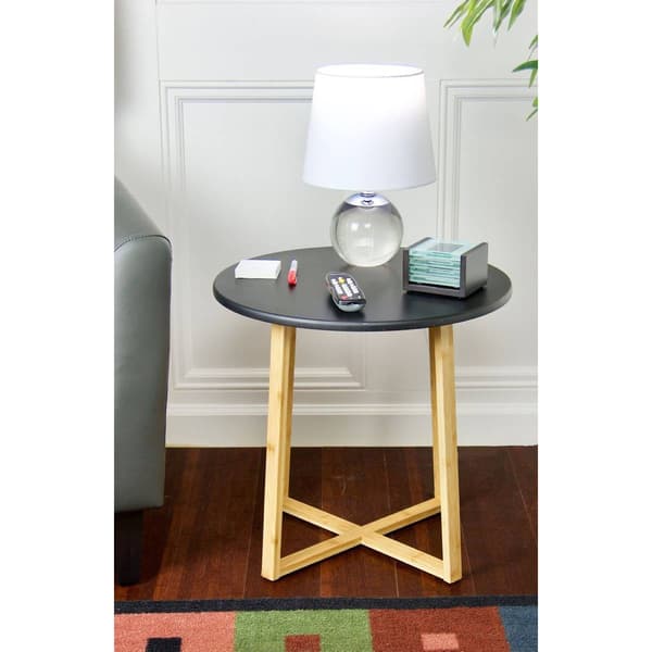 eccostyle™ Bamboo Frame Round End Table