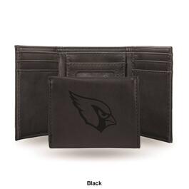 Mens NFL Arizona Cardinals Faux Leather Trifold Wallet