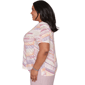 Plus Size Alfred Dunner Vintage Charm Leopard Chevron Blouse - image 4