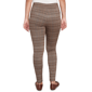 Womens Hearts of Palm Neutral Ground Pull On Plaid Ankle Pants - image 2
