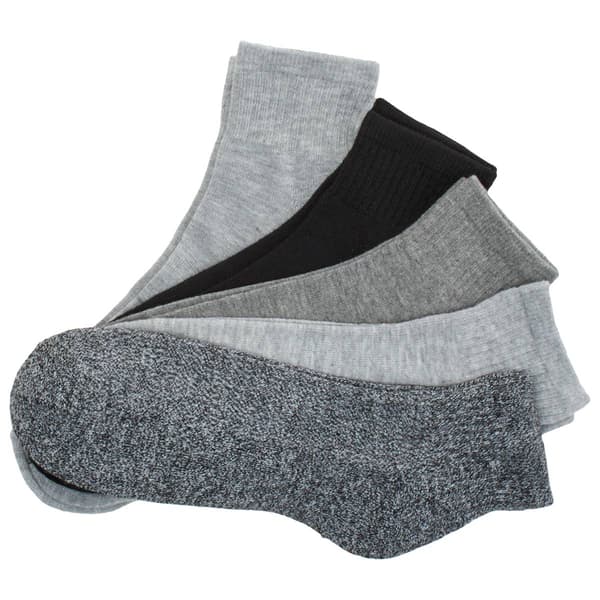 Mens Born(R) 5pk. Half Cushion Quarter Socks - Navy - image 