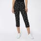 Petite Briggs Luxe Millennium Floral Cat Eye Pocket Capris - image 2