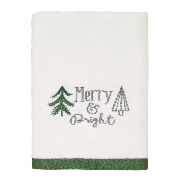 Avanti Christmas Tree Bath Towel Collection