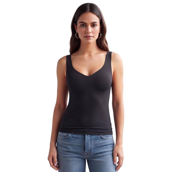 Womens New York Laundry Seamless Tank Top With Double Front