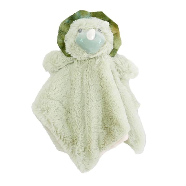 Linzy(R) Baby Dino Rattle Snuggly Security Blanket - image 