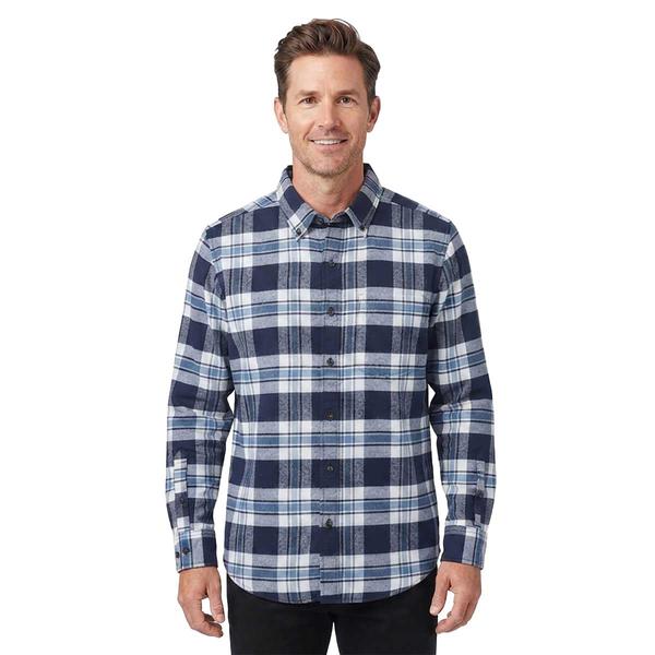 Mens Jackson Hole Flannel Shirt - Blue/White - image 