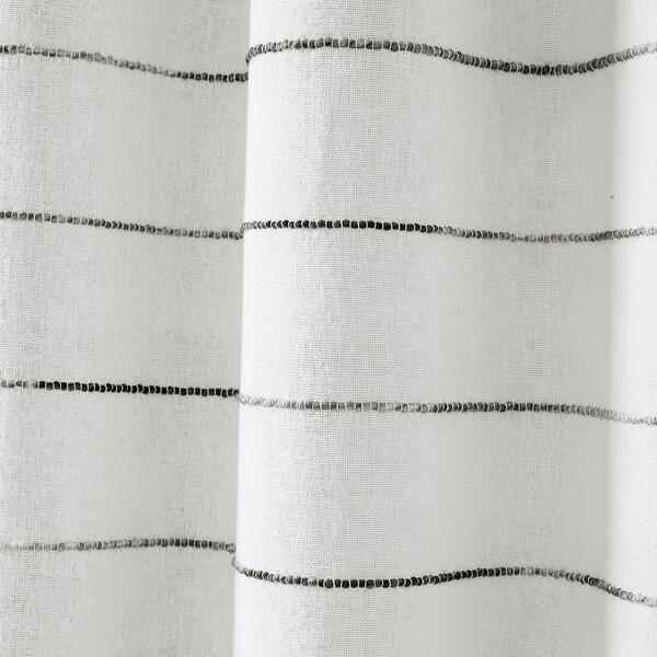 Lush Décor® Ombre Stripe Yarn Dyed Cotton Shower Curtain
