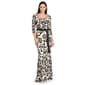 Womens R&M Richards 3/4 Sleeveless Beaded Trim Gown - image 1