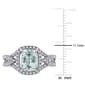 Gemstones Classics&#8482; 10kt. White Gold Aquamarine Infinity Ring - image 5