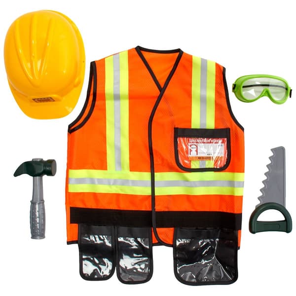 World Tech Toys Construction Worker Costume Set - image 