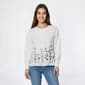 Womens Hasting & Smith Floral Bordered Fleece Sweatshirt - image 1