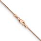 Gold Classics&#8482; 1.25mm. 14k Rose Gold Spiga Chain Necklace - image 2