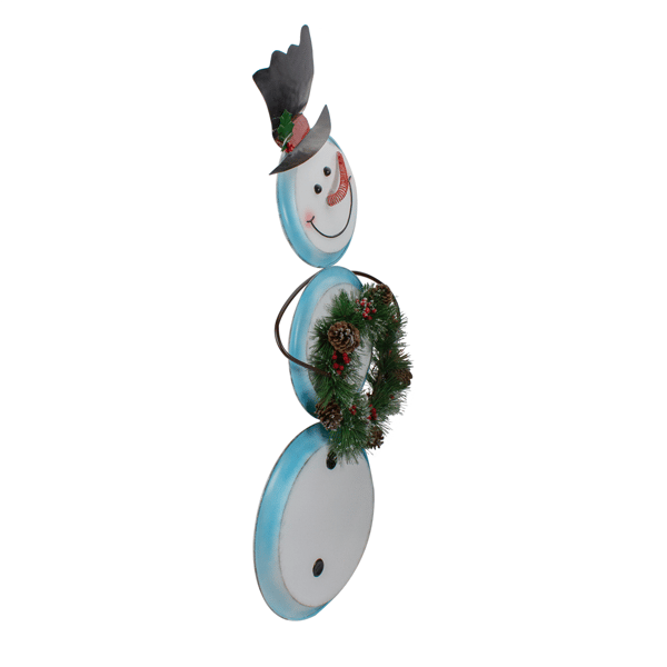 Northlight 36in. Snowman with Wreath Christmas Decoration