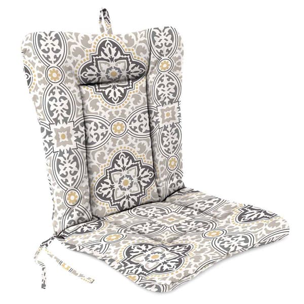 Jordan Manufacturing Rave Quatrefoil High Back Chair Cushion