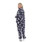 Plus Size White Mark 2pc. Long Sleeve Dotted Floral Pajama Set - image 2